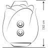 Бесконтактный клиторальный стимулятор WOMANIZER ROMP SUCTION ROSE розовый RP301SG4